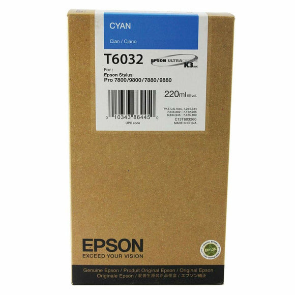 Original Ink Cartridge Epson GF Stylus Pro 7880/9880 Cyan-0