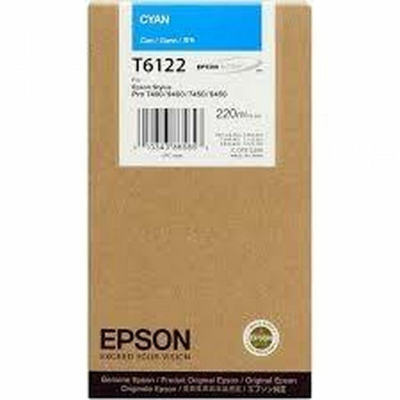 Original Ink Cartridge Epson C13T612200 Cyan-0