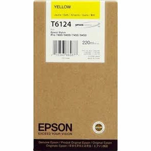 Original Ink Cartridge Epson C13T612400 Yellow-0