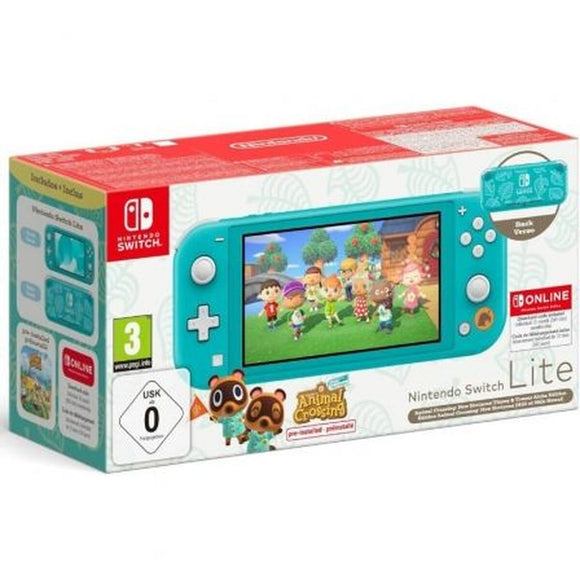 Nintendo Switch Lite + Animal Crossing Nintendo SWLITE AT + ANI Turquoise-0