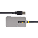 USB Hub Startech U01043-USB-EXTENDER Black Silver-11