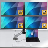 USB Cable Startech QUAD-USB-HDMI-ADAPT Grey-5