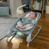 Baby Hammock Ingenuity Happy Belly Grey-5