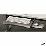 Keyboard Fellowes 93804 Graphite-0