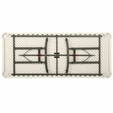 Folding Table Lifetime White Rectangular Steel Plastic 183 x 76 cm-5