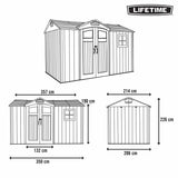 Hut Lifetime 356 x 225 x 213 cm Grey-3