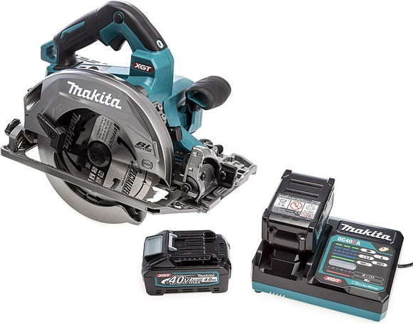 Akumuliatorinis diskinis pjuklas Makita HS004GM201; 40 V; 2x4,0 Ah akum.-0