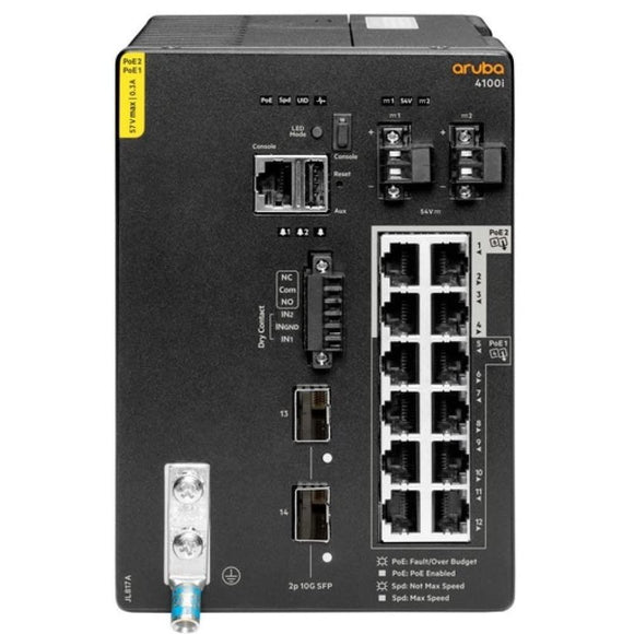 HPE Aruba 4100i Switch 8x10/100/1000 (PoE Class 4) JL817A-0