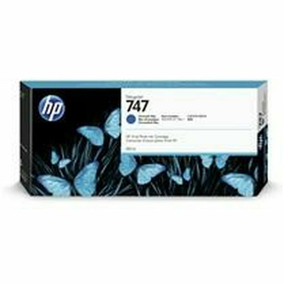 Original Ink Cartridge HP Cartucho de tinta azul cromática HP DesignJet 747 de 300 ml-0