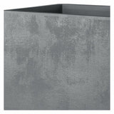 Plant pot Deroma Grey 49 x 49 x 49,5 cm Plastic Squared Bucket Ø 49 x 45 cm-4