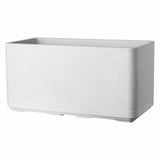 Self-watering planter Deroma Pearl 78 x 38 x 39 cm Plastic Rectangular Ø 78 cm-0