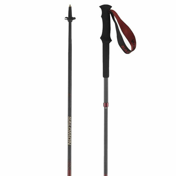 Set of 2 trekking poles Salomon Quest Carbon Foldable Black 120 cm-0