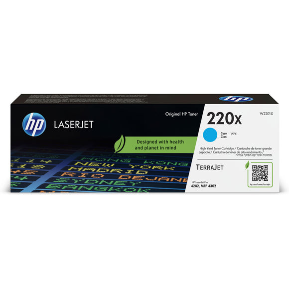 Original Toner HP LaserJet 220X Cyan-0