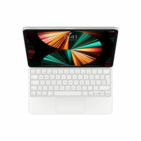 Keyboard Apple MJQL3Y/A White Spanish Qwerty QWERTY-0