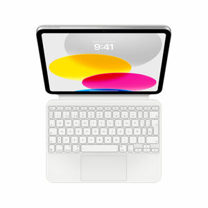 Keyboard Apple MQDP3Y/A White Spanish Qwerty QWERTY iPad-0