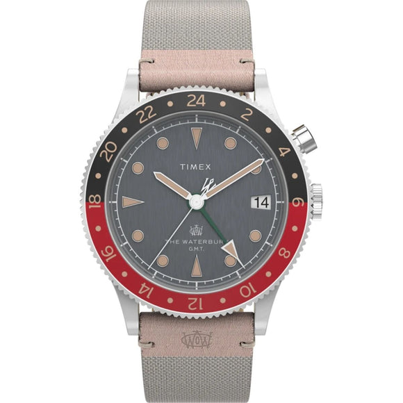 Men's Watch Timex THE WATERBURY GMT Grey (Ø 39 mm)-0