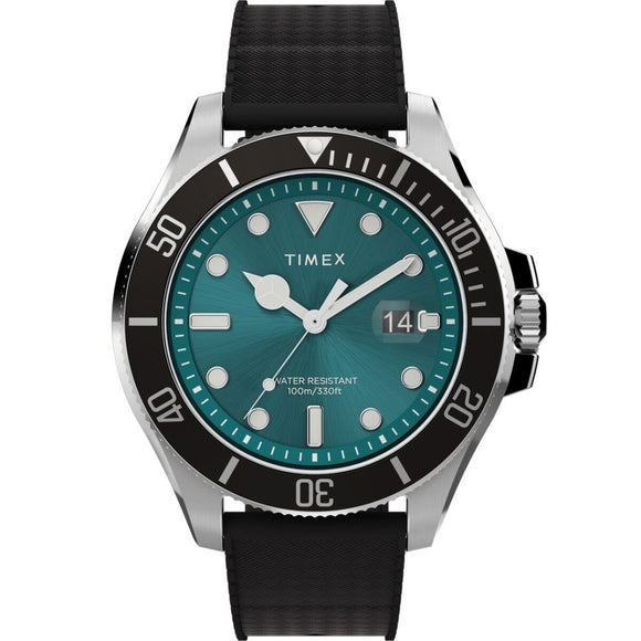 Men's Watch Timex HARBORSIDE COAST Green (Ø 43 mm)-0
