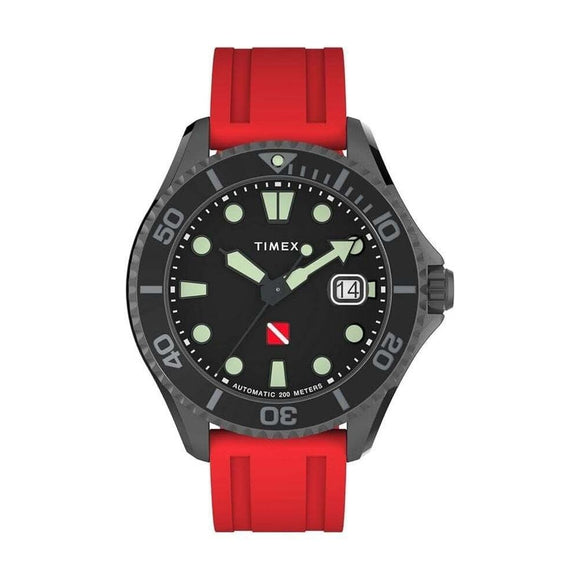 Men's Watch Timex DEEP WATER TIBURON AUTOMATIC Black (Ø 44 mm)-0