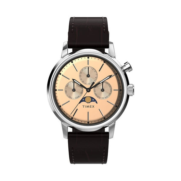 Men's Watch Timex MARLIN MOONPHASE Rose Gold (Ø 40 mm)-0