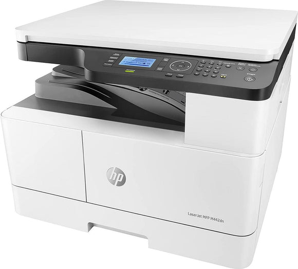 HP LaserJet MFP M442dn AIO All-in-One Printer - A3 Mono Laser, Print/Copy/Dual-Side Scan, Auto-Duplex, LAN, 24ppm, 2000-5000 pages per month-0
