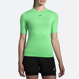 Women’s Short Sleeve T-Shirt Brooks High Point Green-4