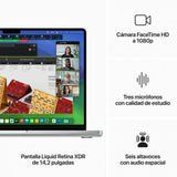 Laptop Apple Macbook Pro Apple M3 14" 8 GB RAM 512 GB SSD M3-2