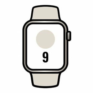 Smartwatch Watch S9 Apple MRM93QL/A White 45 mm-0