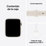 Smartwatch Apple MXEU3QL/A White 44 mm-2