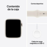 Smartwatch Apple Watch SE GPS 44mm White 44 mm-2