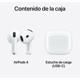 Headphones with Microphone Apple AirPods 4 White-1