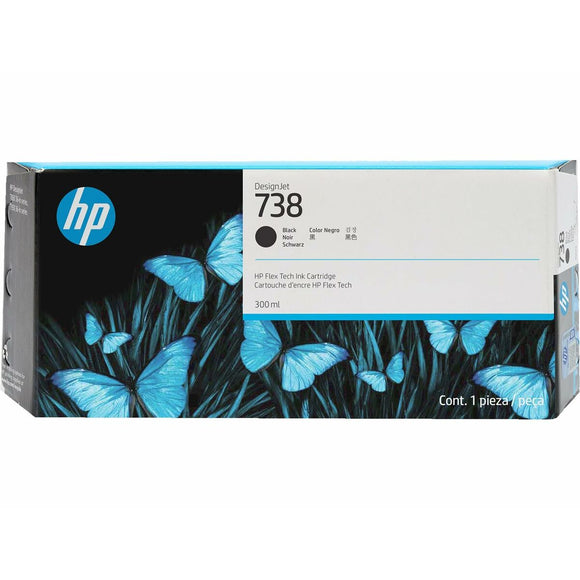 Original Ink Cartridge HP DESIGNJET 738 Black-0