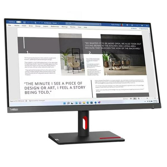 Monitor Lenovo 63DFKAT4EU Full HD 27