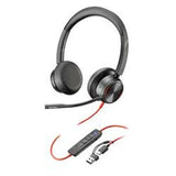 Headphones with Microphone HP Blackwire 8225 Black-1