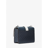 Shoulder Bag Michael Kors VOYAGER Blue 21 x 15 x 8 cm-2