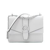 Shoulder Bag Michael Kors Greenwich White 20 x 18 x 6 cm-0