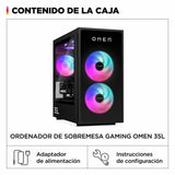 Desktop PC HP OMEN 35L GT16-0000ns Intel Core i5-14400F 16 GB RAM 1 TB SSD Nvidia Geforce RTX 4060-3