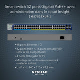 Switch Netgear GS752TXUP-300EUS-5
