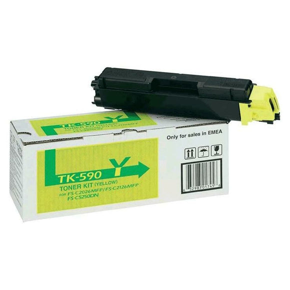 Toner Kyocera TK-590Y Yellow Black-0