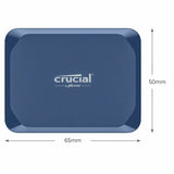 External Hard Drive Crucial X10 SSD 2 TB HDD-3