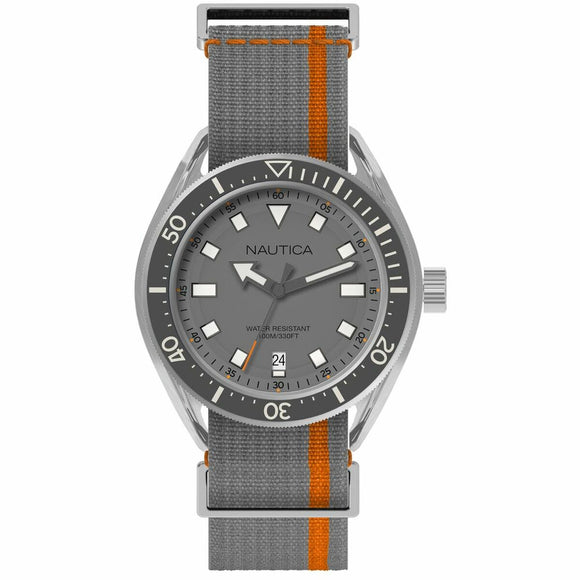Men's Watch Nautica PRF Grey (Ø 45 mm)-0