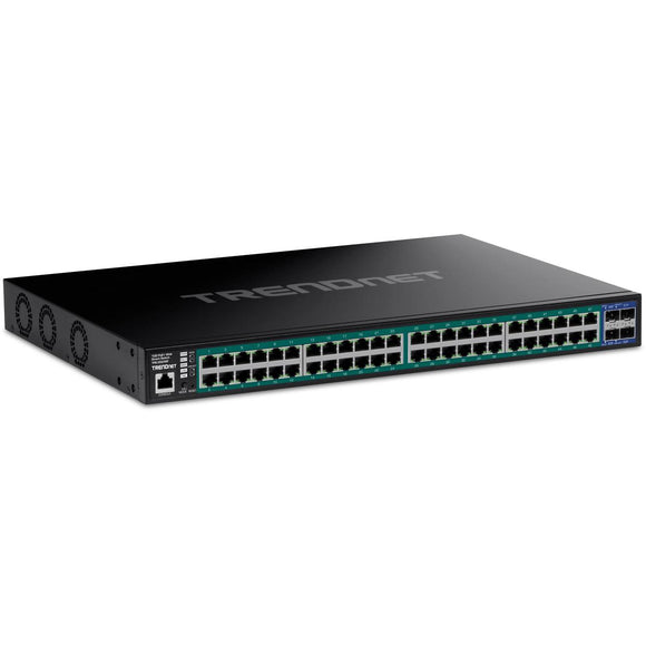 TRENDnet 52-Port Gigabit Web Smart 740W PoE+ Switch 10G SFP+-0