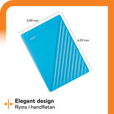 External Hard Drive Western Digital My Passport 4TB Blue-13