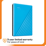 External Hard Drive Western Digital My Passport 4TB Blue-8