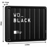 External Hard Drive Western Digital WDBA3A0040BBK-WESN 4 TB HDD Black-4