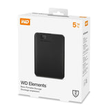 External Hard Drive Western Digital Elements Portable Black 5 TB-1