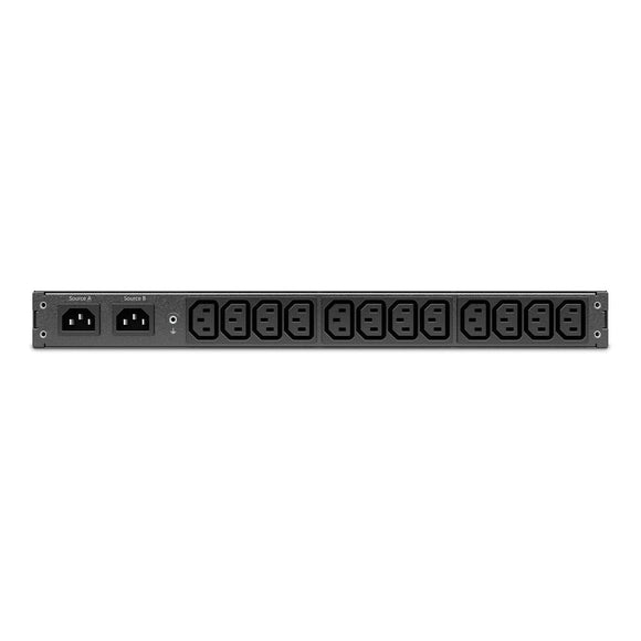APC RACK ATS, 230V, 10A, C14 IN, (12) C13 OUT-0