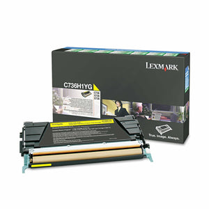 Original Toner Lexmark C736H1YG Yellow-0