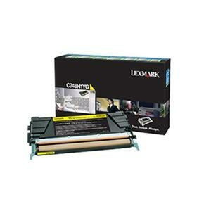 Toner Lexmark C748H1YG Yellow Black-0