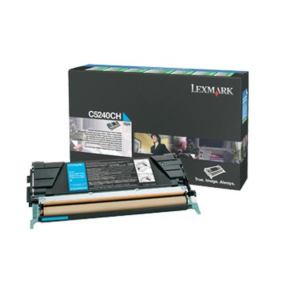 Original Toner Lexmark 00C5240CH Cyan-0