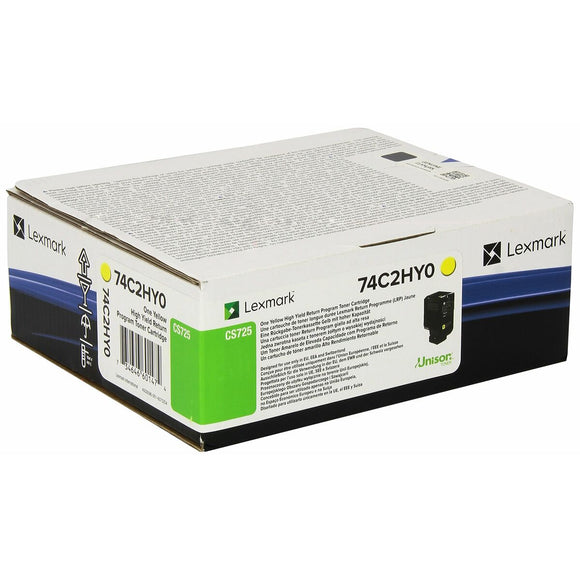 Toner Lexmark 74C2HY0 Yellow-0